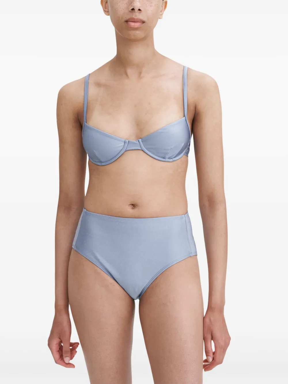 Shop Filippa K Shimmer High Waist Bikini Bottom
