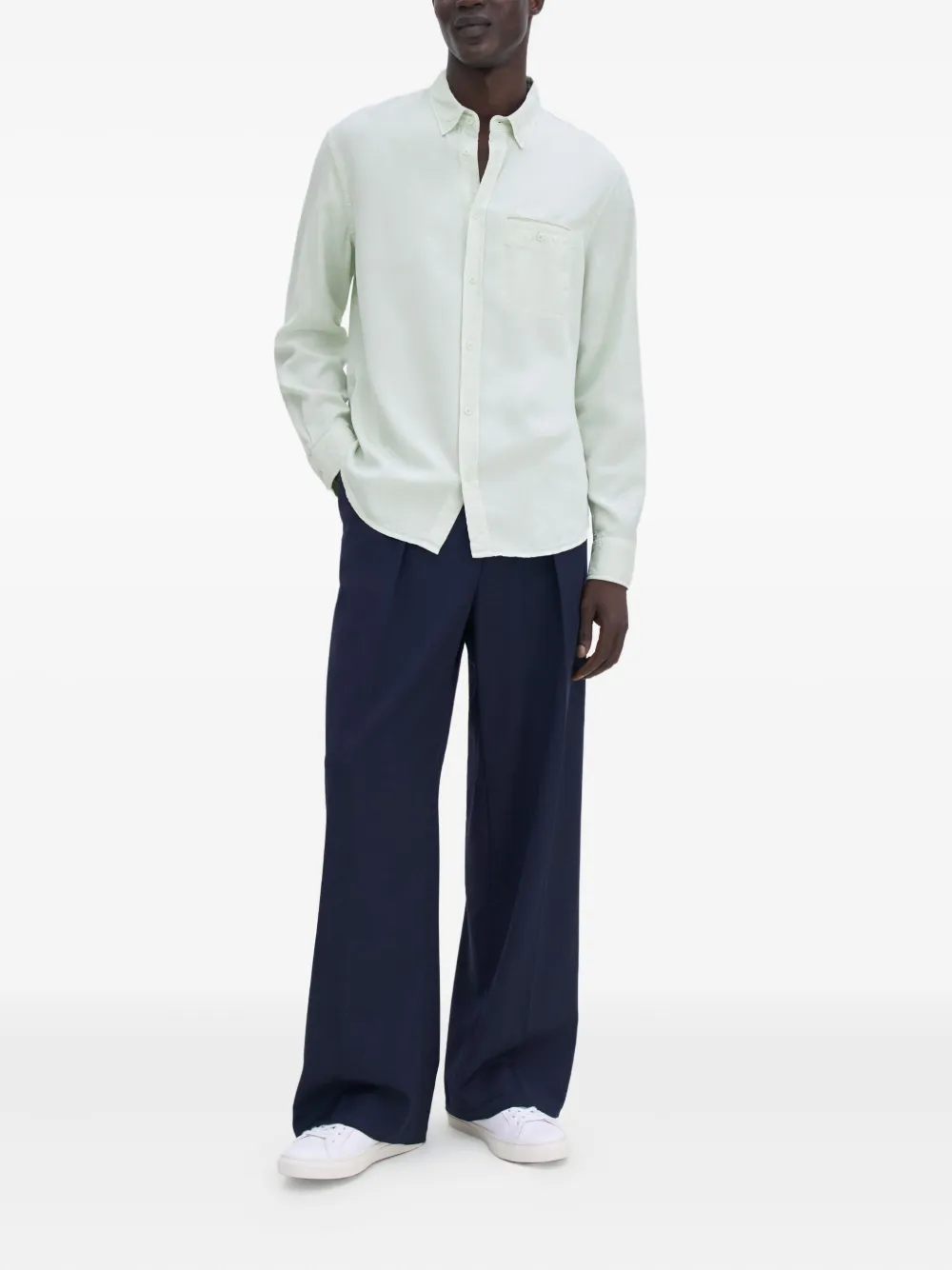 Filippa K Zachary welt-pocket shirt - Groen