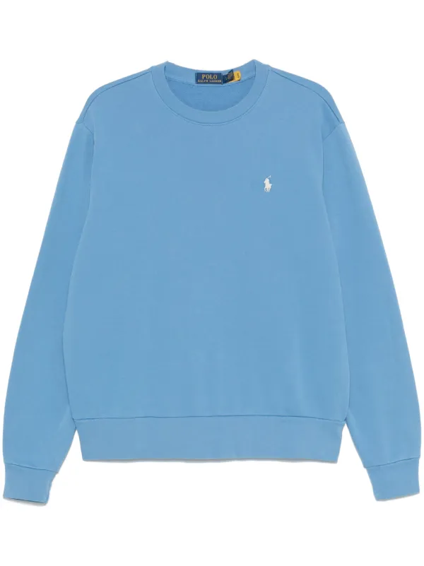 Polo Ralph Lauren Polo Pony-embroidered Sweatshirt in Blue