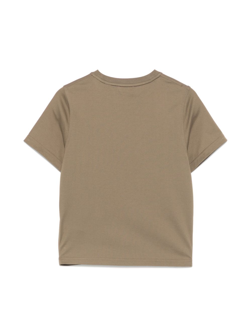 Burberry Kids T-shirt met logo-label - Groen