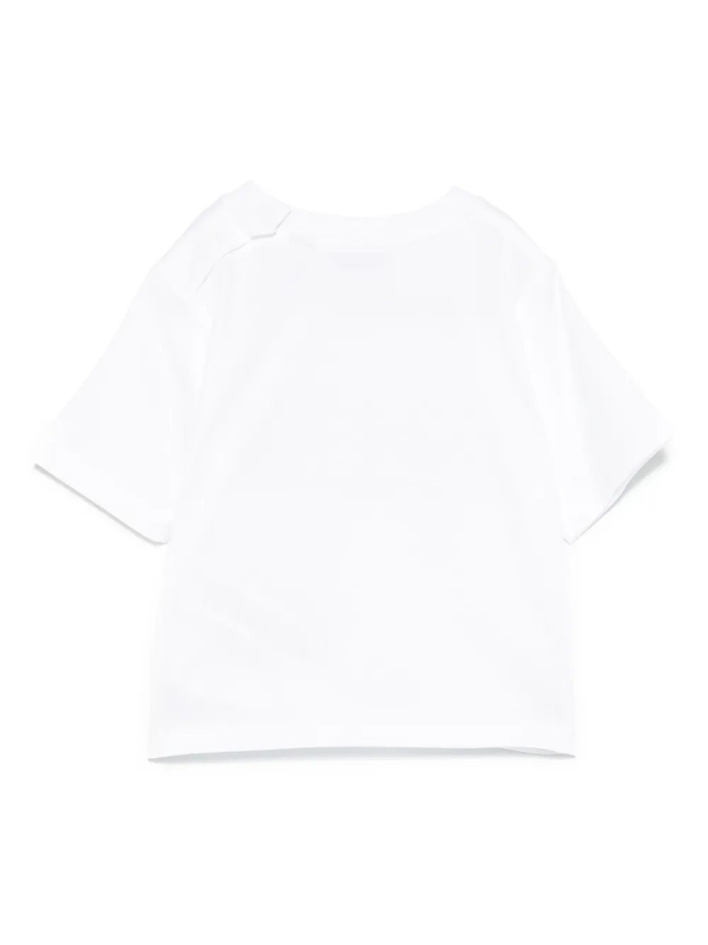 Burberry Kids T-shirt met logoprint Wit