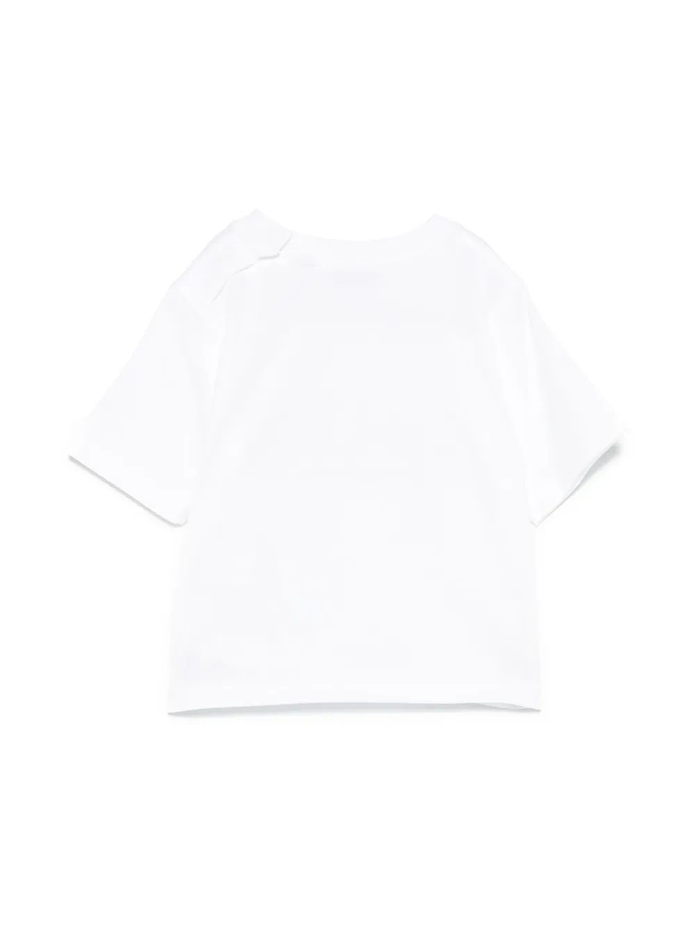 Burberry Kids T-shirt met logoprint - Wit