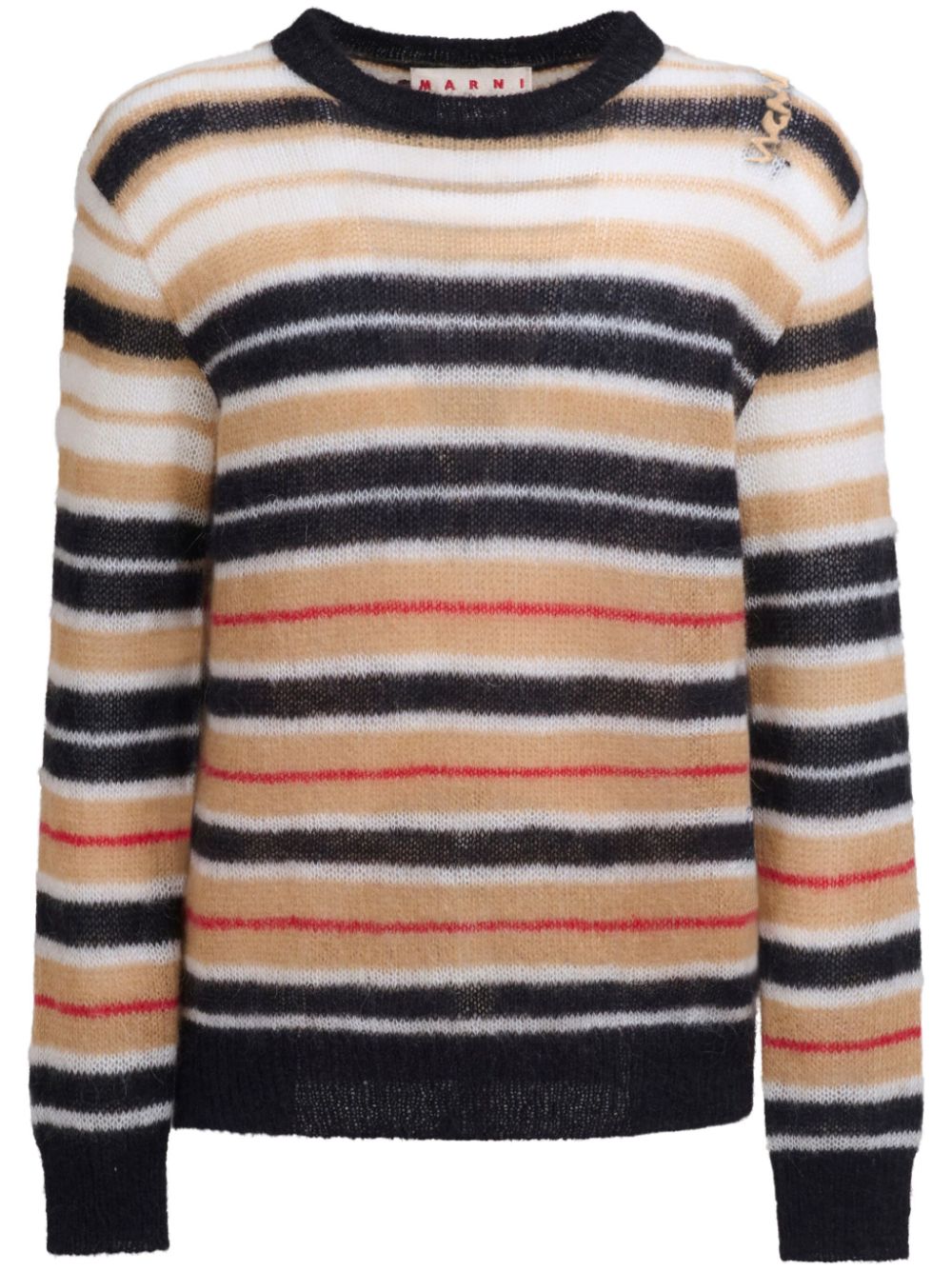 Marni striped jumper - Neutrals