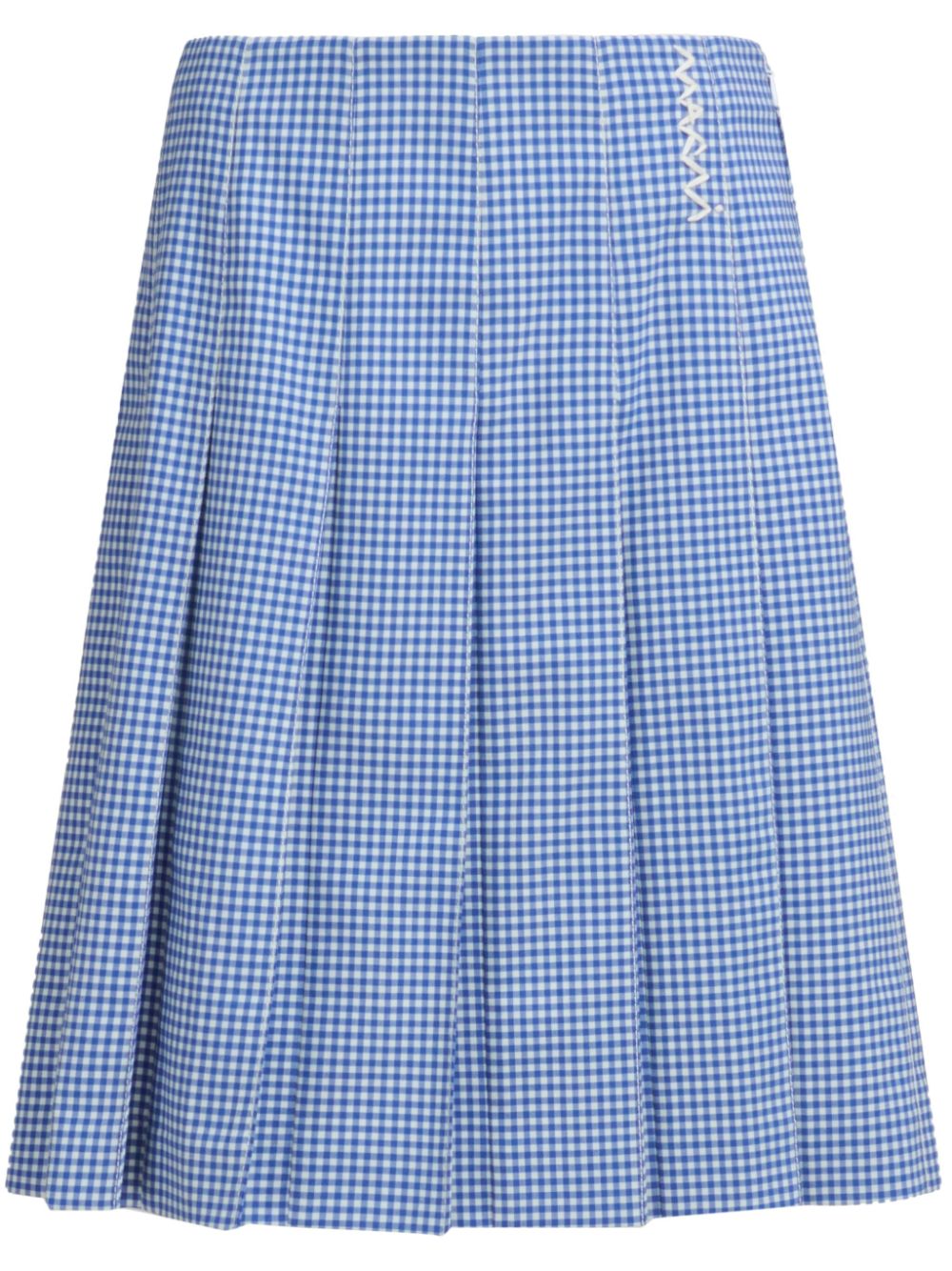 Marni pleated midi skirt - Blue