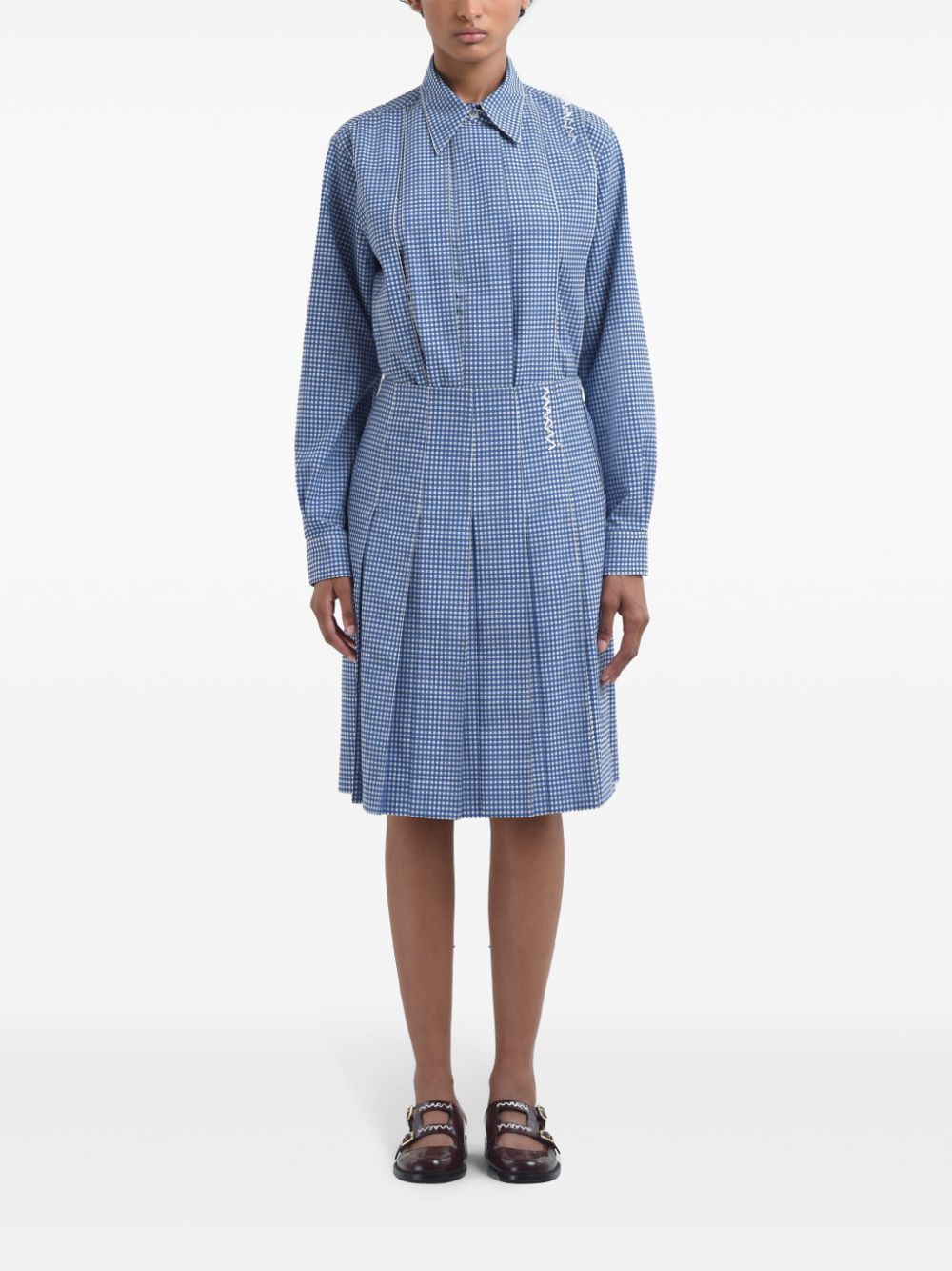 Marni Midi-plooirok - Blauw