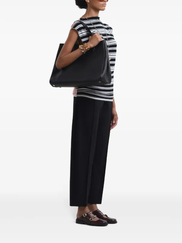 マルニ　MARNI 黒　ブラック　パンツ　ストレート Marni ストレートパンツ | ブラック | FARFETCH JP