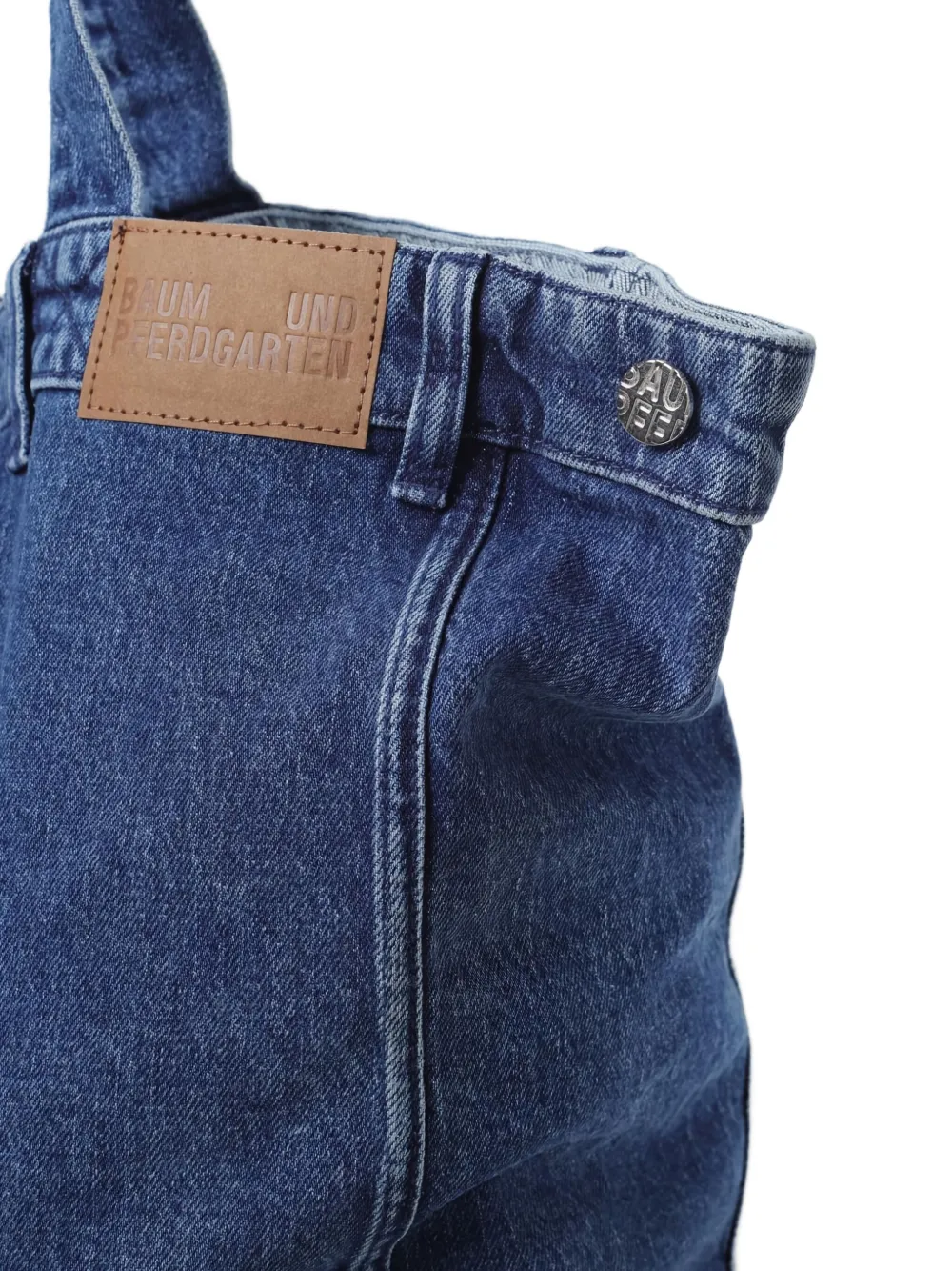  Baum Und Pferdgarten Pocket-detail Tote Bag - Blue 