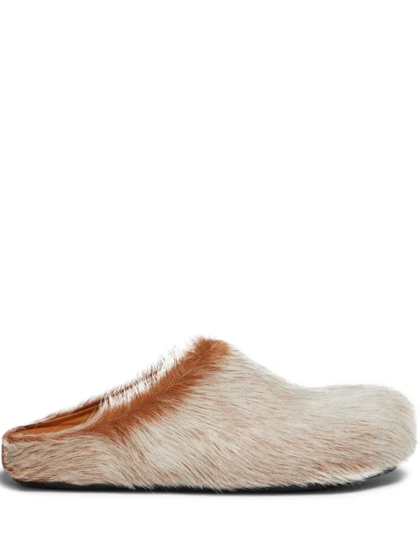 サンダル MARNI FW25 'Fussbett' mules (SBMR000600P4122 00C57) Marni Fussbett Mules | Brown | FARFETCH