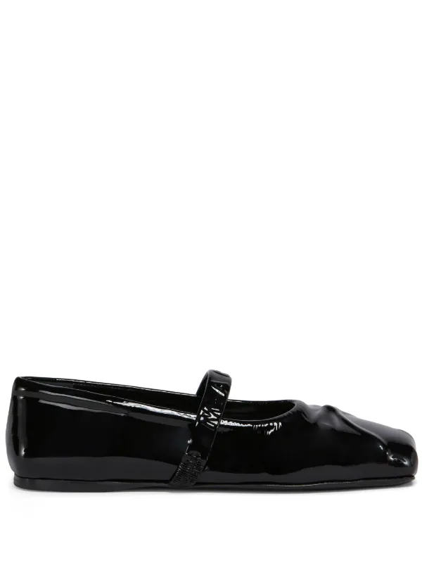 MARNI 黒フラットシューズ Marni フラットシューズ | ブラック | FARFETCH JP
