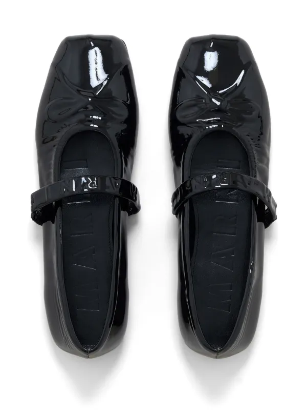 MARNI 黒フラットシューズ Marni フラットシューズ | ブラック | FARFETCH JP