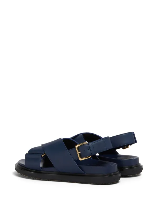 MARNI 国内買付 サンダル Marni レザー サンダル | ブルー | FARFETCH JP