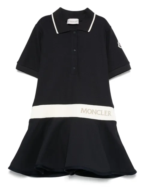 Moncler Enfant 로고 웨이스트밴드 폴로 드레스