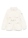 Moncler Enfant zip-up bomber jacket - Neutrals