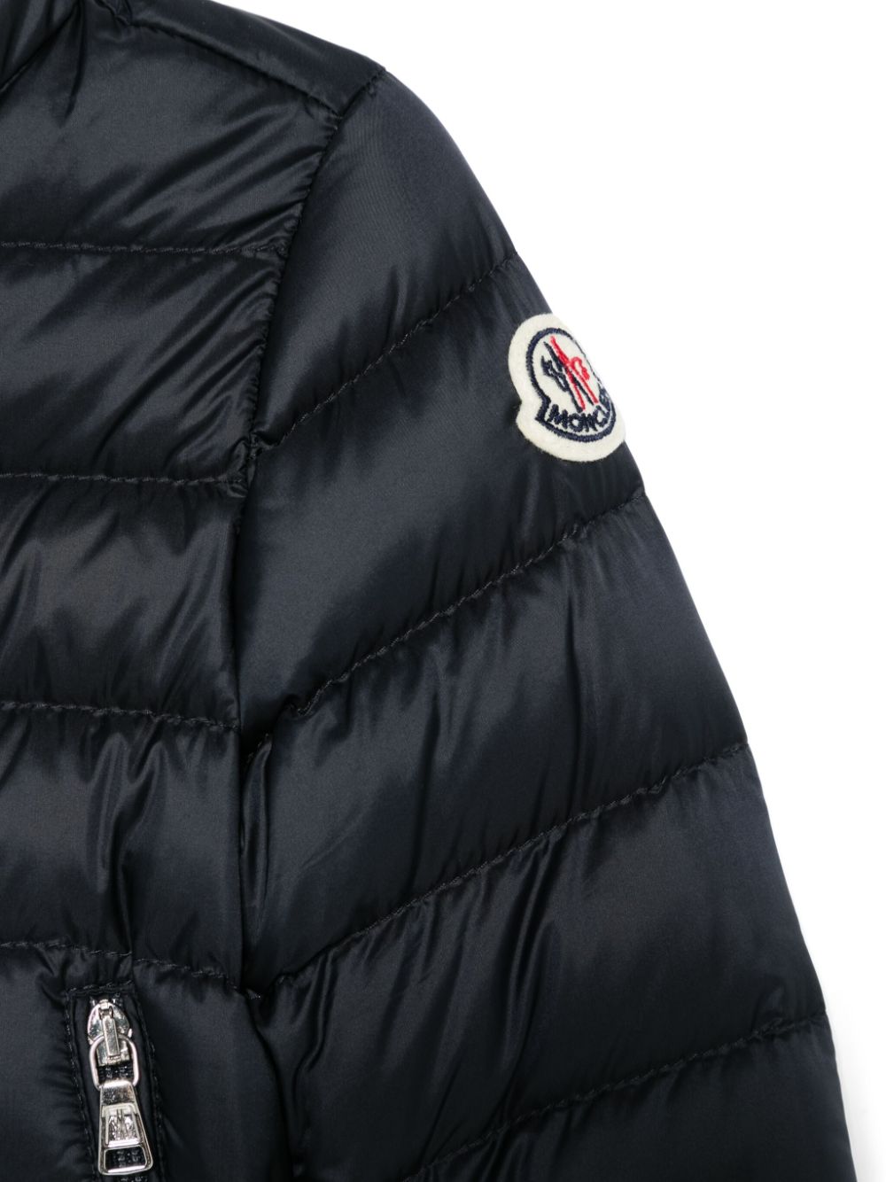 Moncler Enfant Acorus puffer jacket Blauw