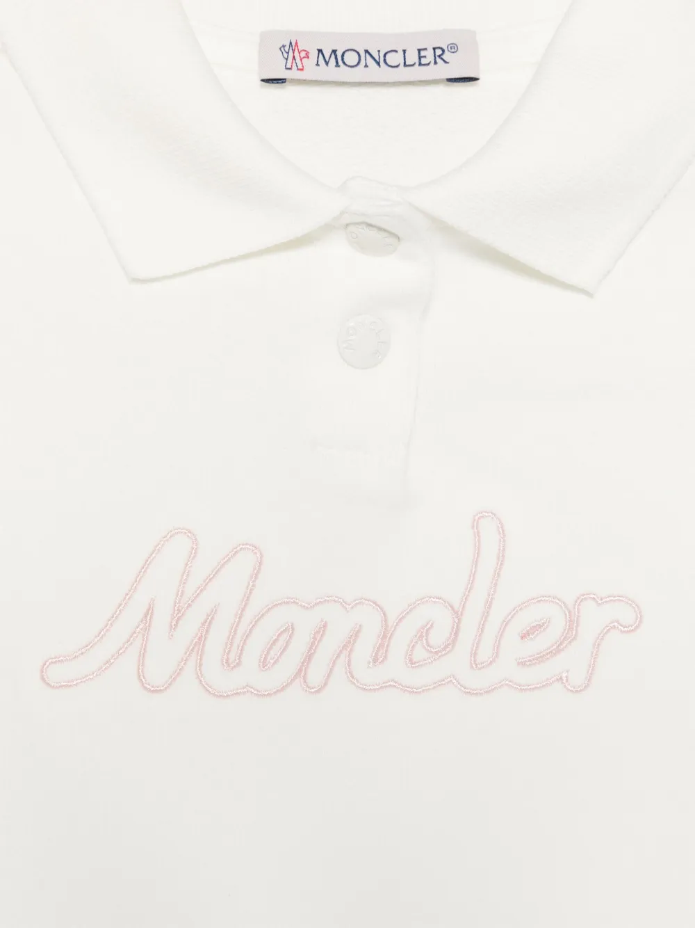Moncler Enfant Polojurk Wit