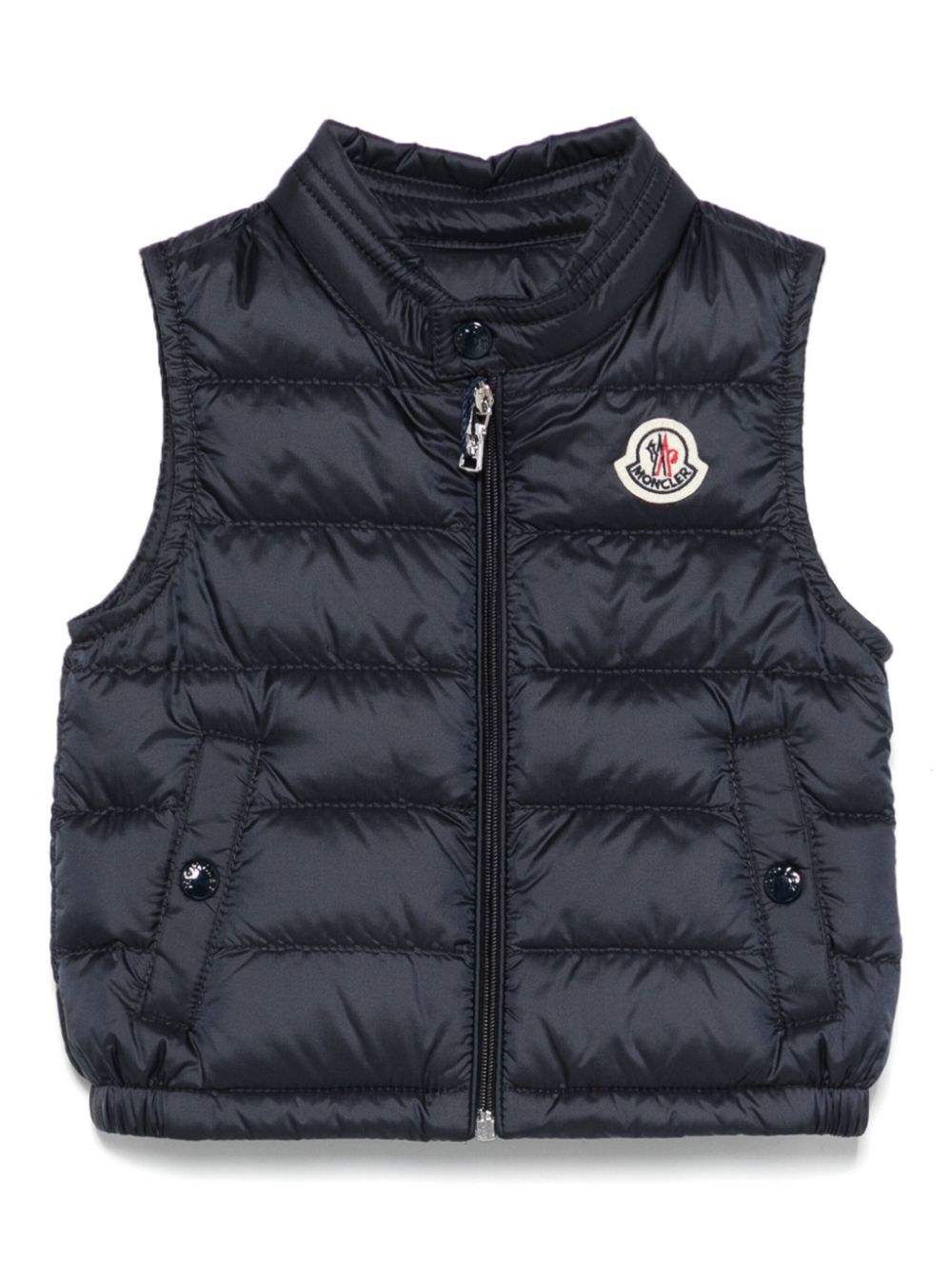 Moncler Enfant Gilet met logo Blauw