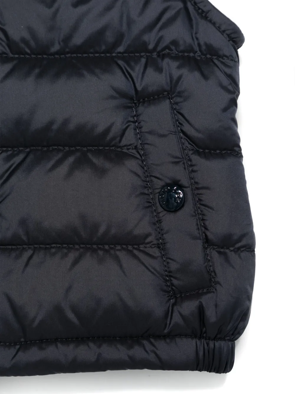Moncler Enfant Gilet met logo Blauw
