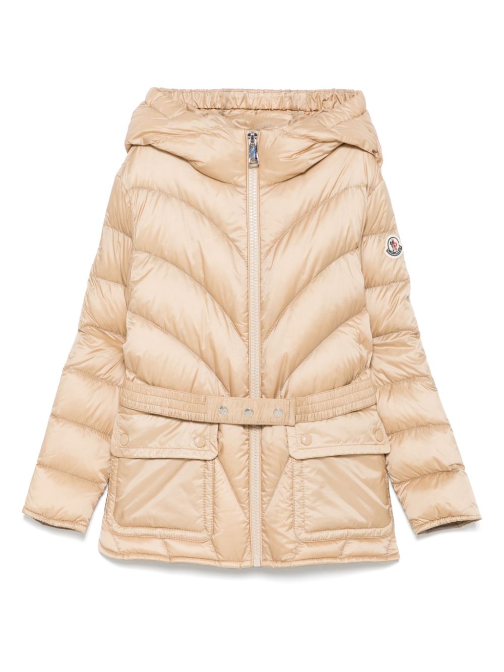 Moncler Enfant Argenno donsjack Bruin