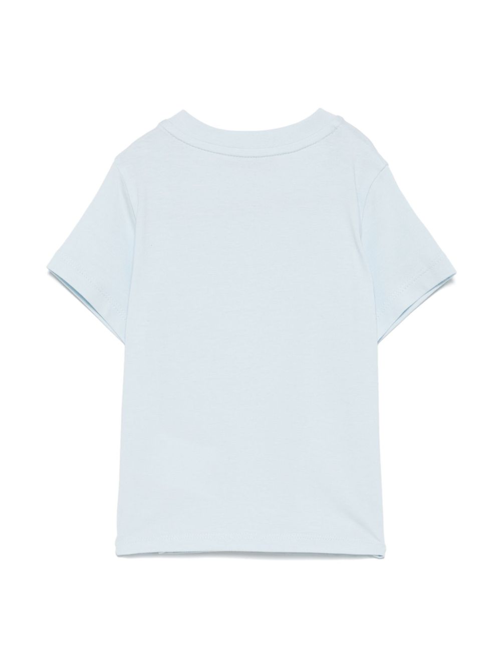 Moncler Enfant logo-print T-shirt - Blauw