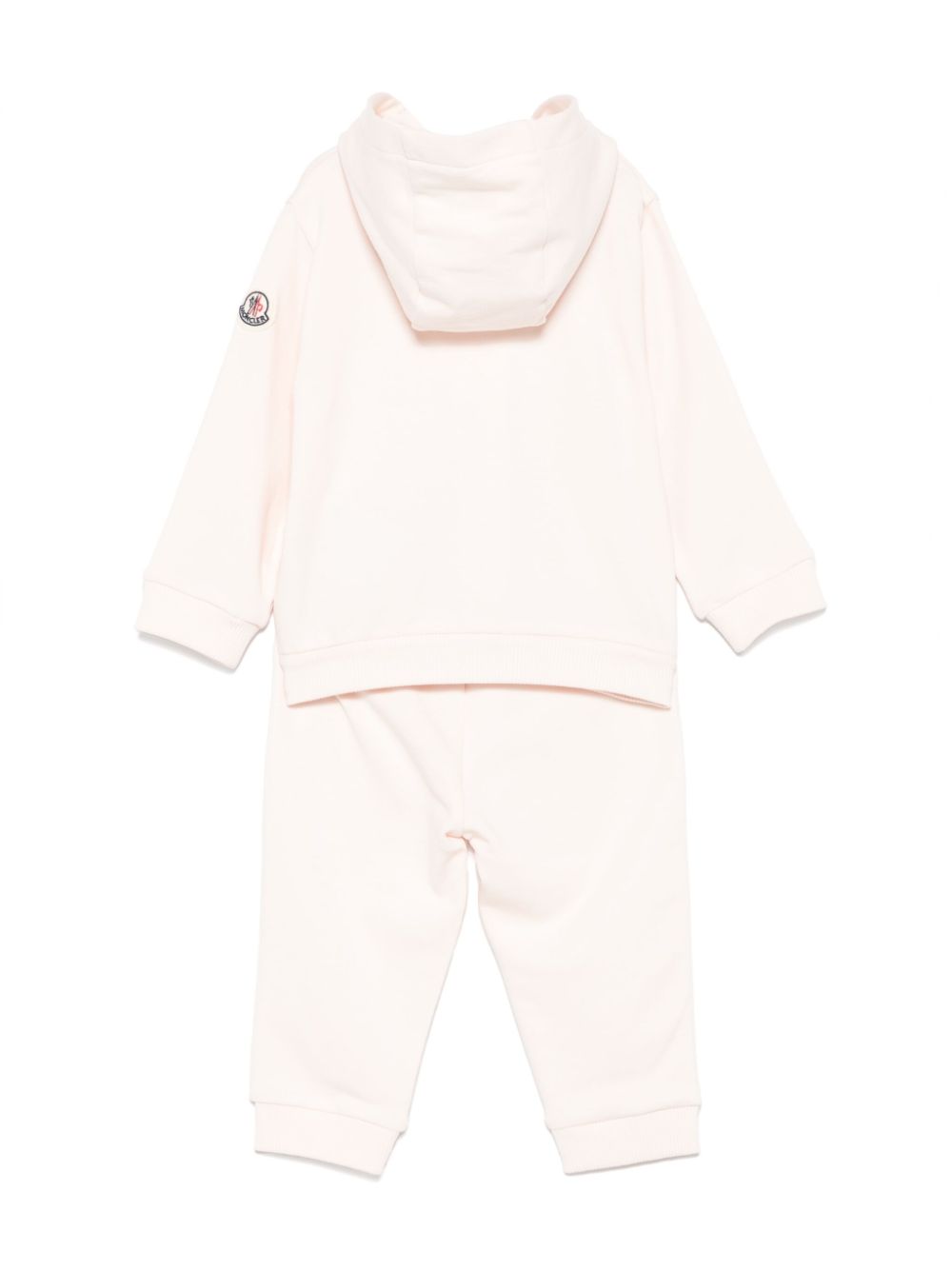 Moncler Enfant hooded tracksuit - Roze