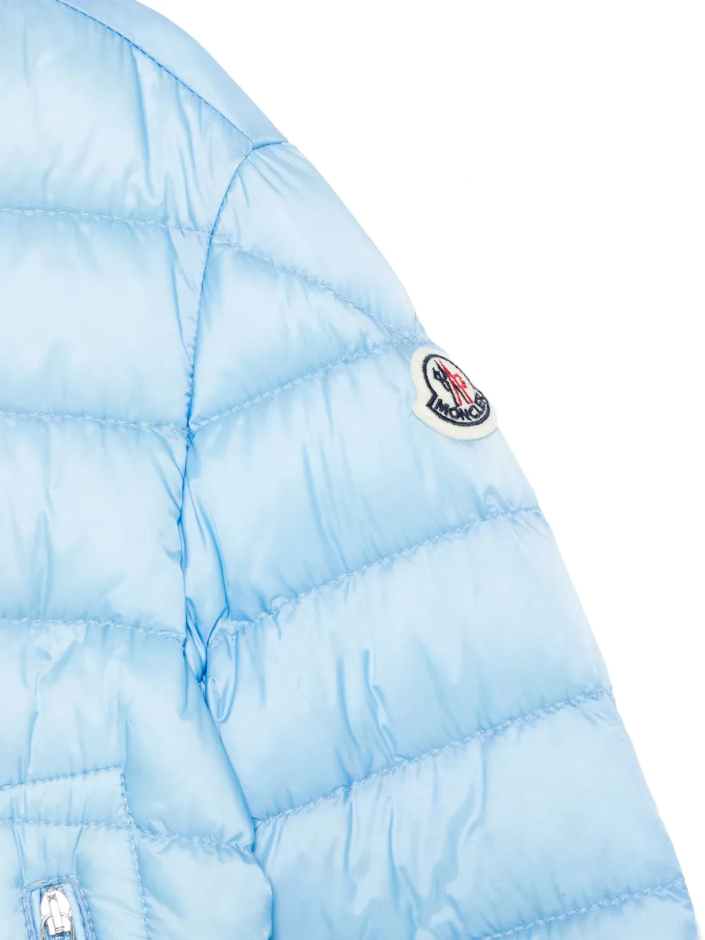 Moncler Enfant Acorus donsjack Blauw