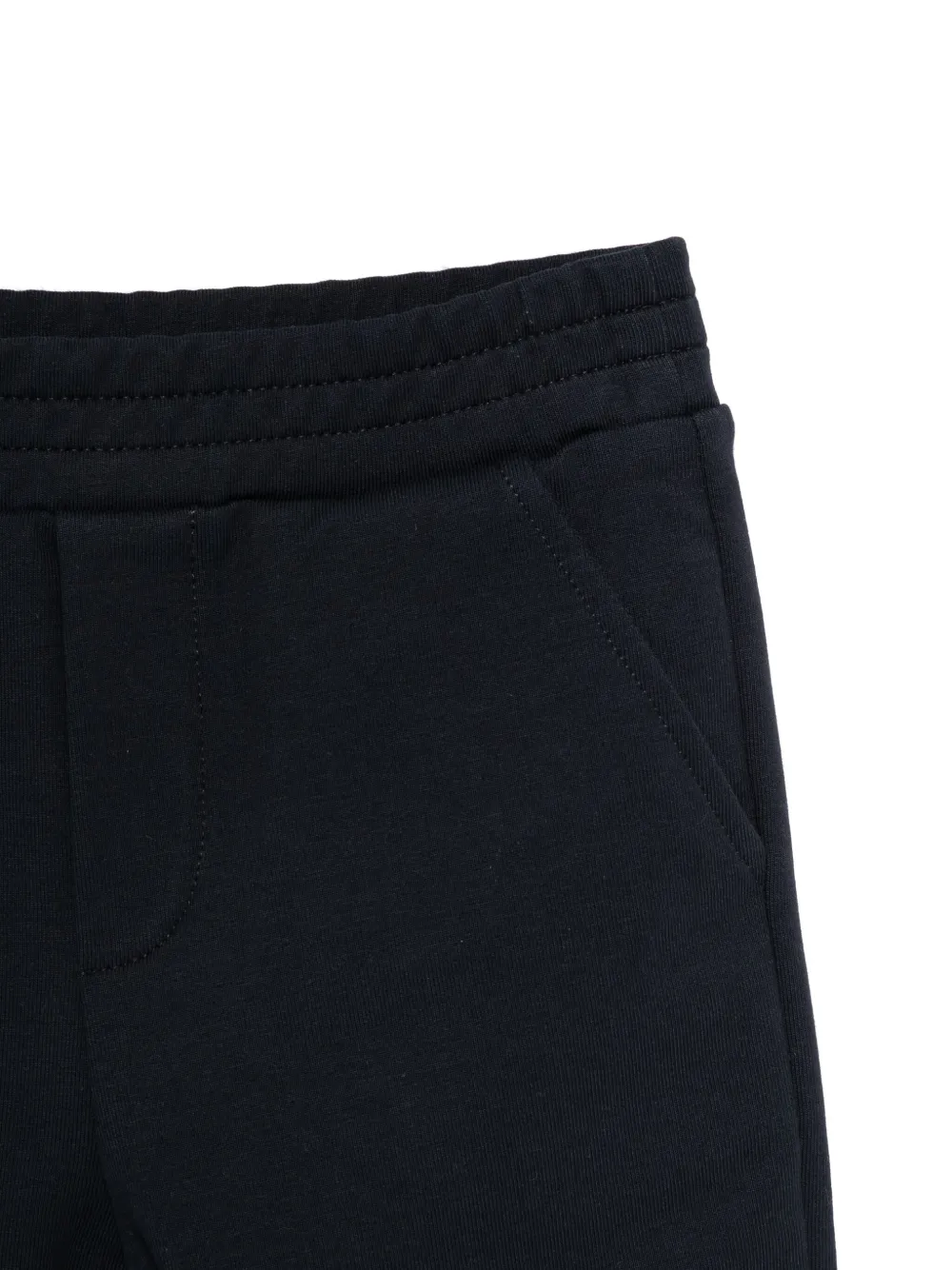 Moncler Enfant Trainingsshorts met logopatch Blauw