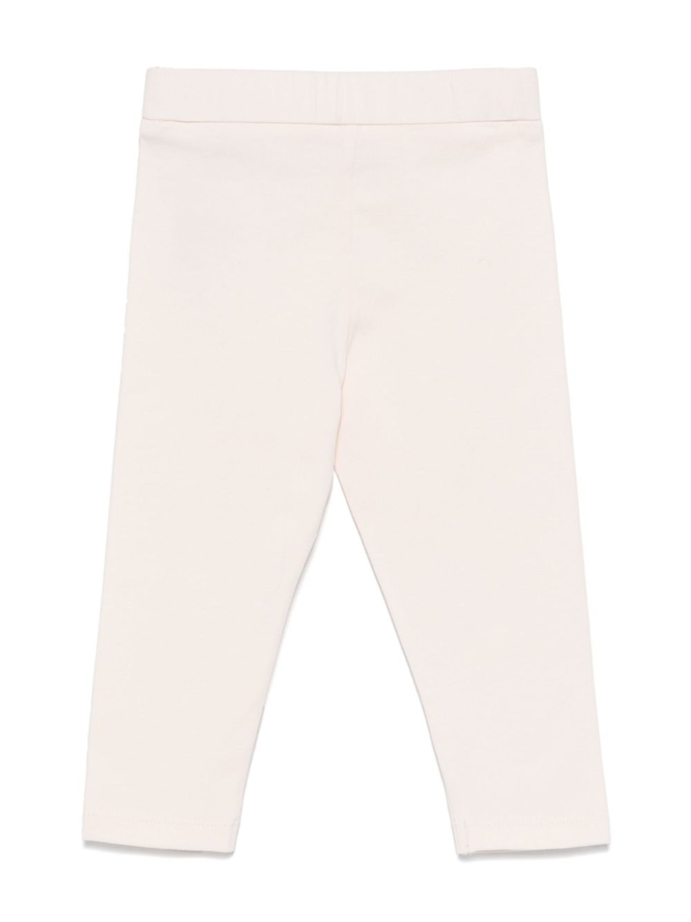 Moncler Enfant logo-patch leggings - Roze