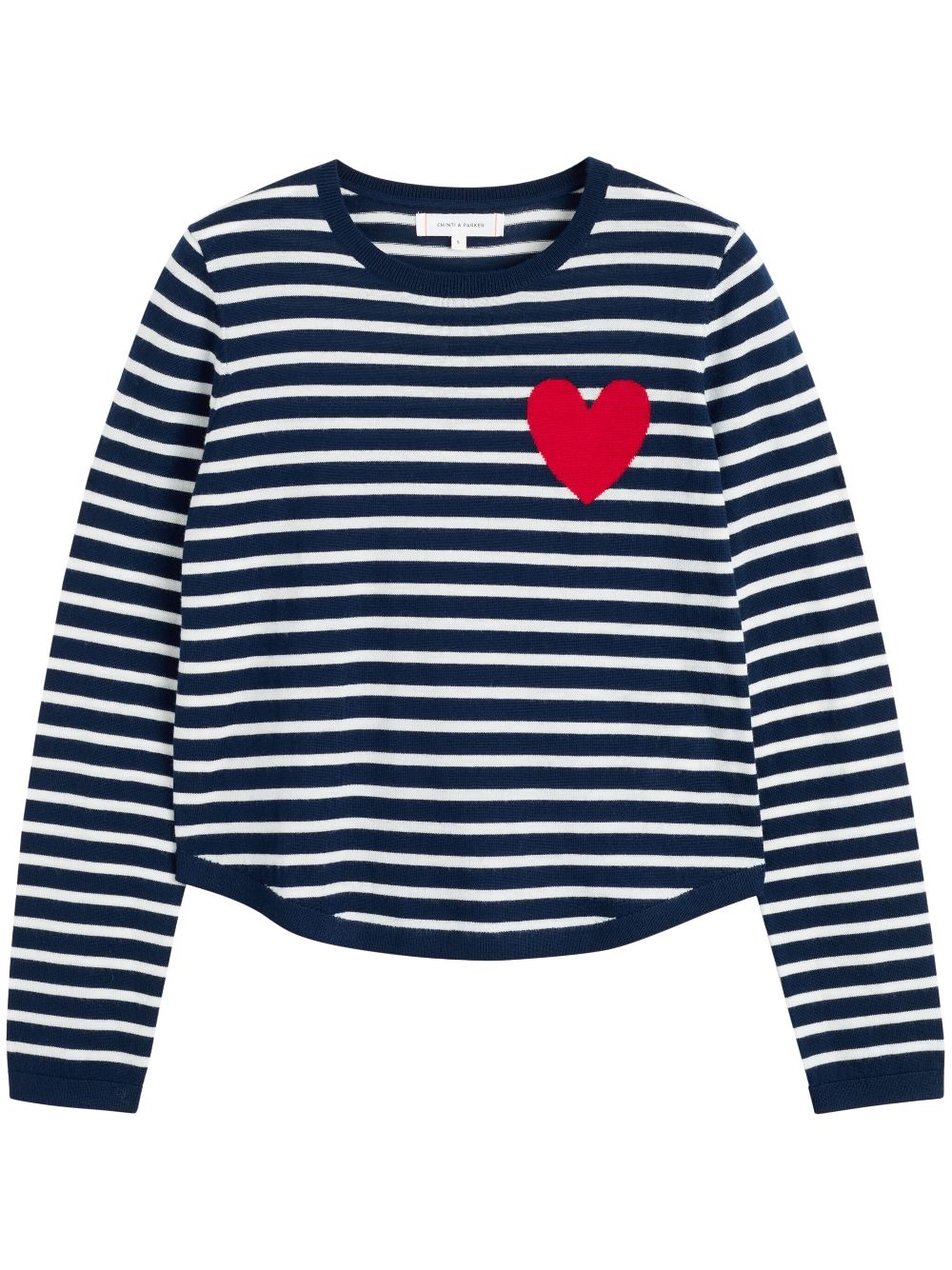 Chinti & Parker Breton Heart sweater - Blue