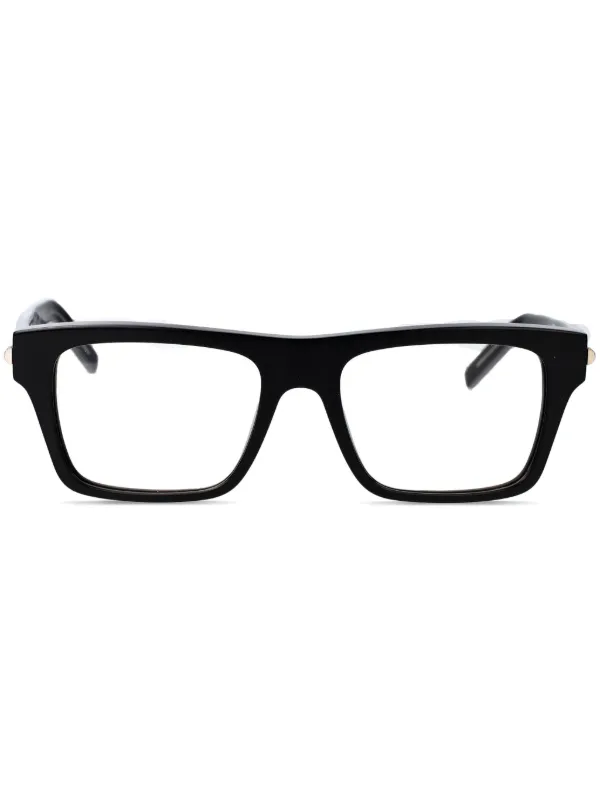 Givenchy Eyewear ロゴエングレーブ 眼鏡フレーム | ブラック Givenchy Eyewear ロゴエングレーブ 眼鏡フレーム | ブラック