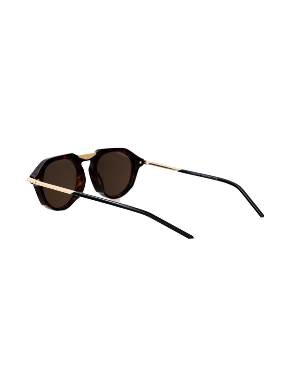 Shop Givenchy Geometric-frame Sunglasses In Brown