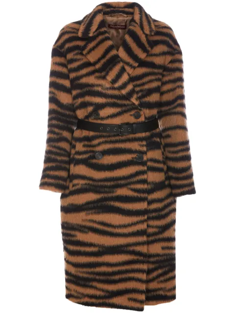 Max Mara tiger-print coat