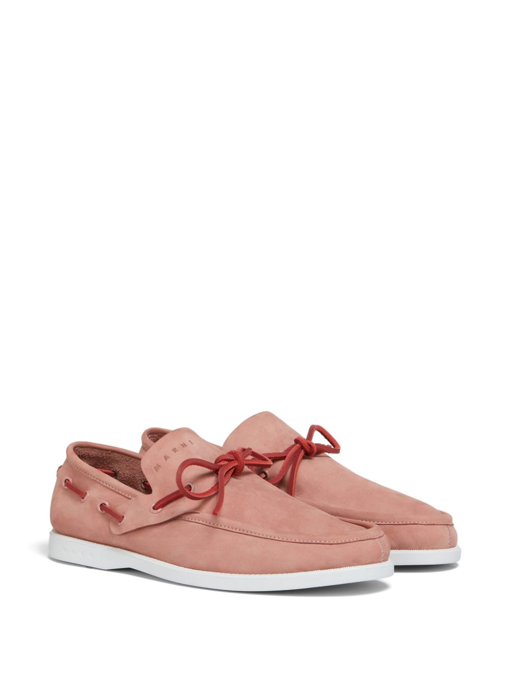 Marni Leren loafers - Roze