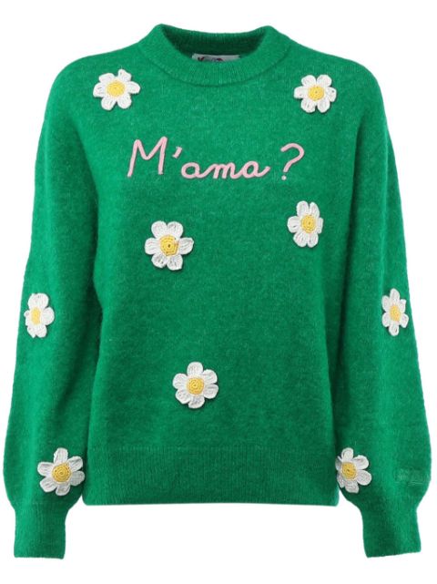 MC2 Saint Barth floral-applique sweater Women