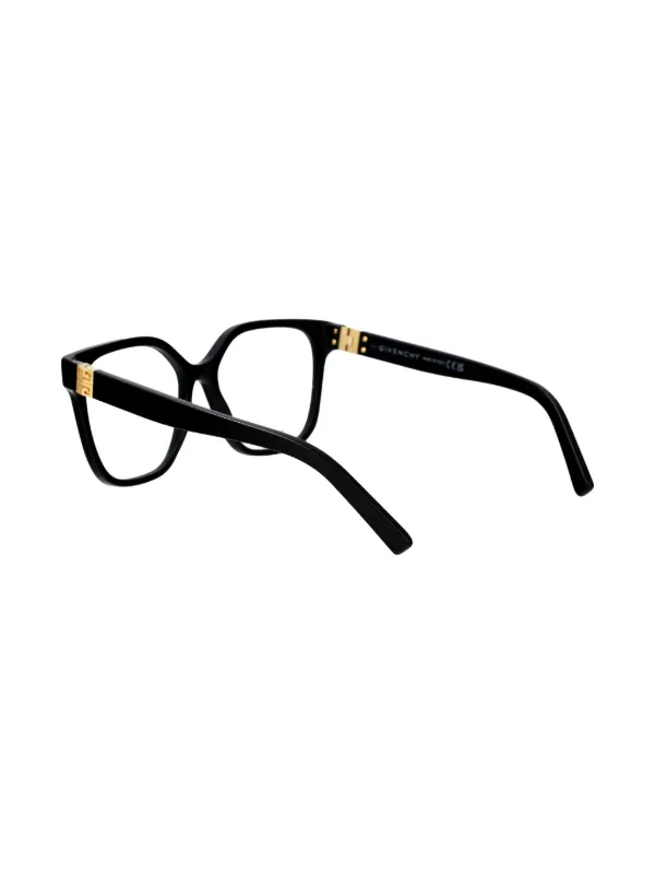 Givenchy Panto Brille schwarz Motivdruck outlets Casual-Look