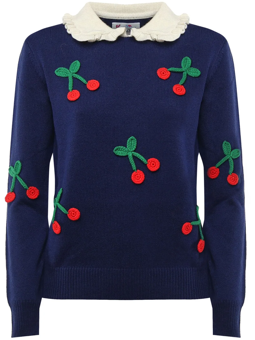 MC2 Saint Barth Sweater met borduurwerk Blauw
