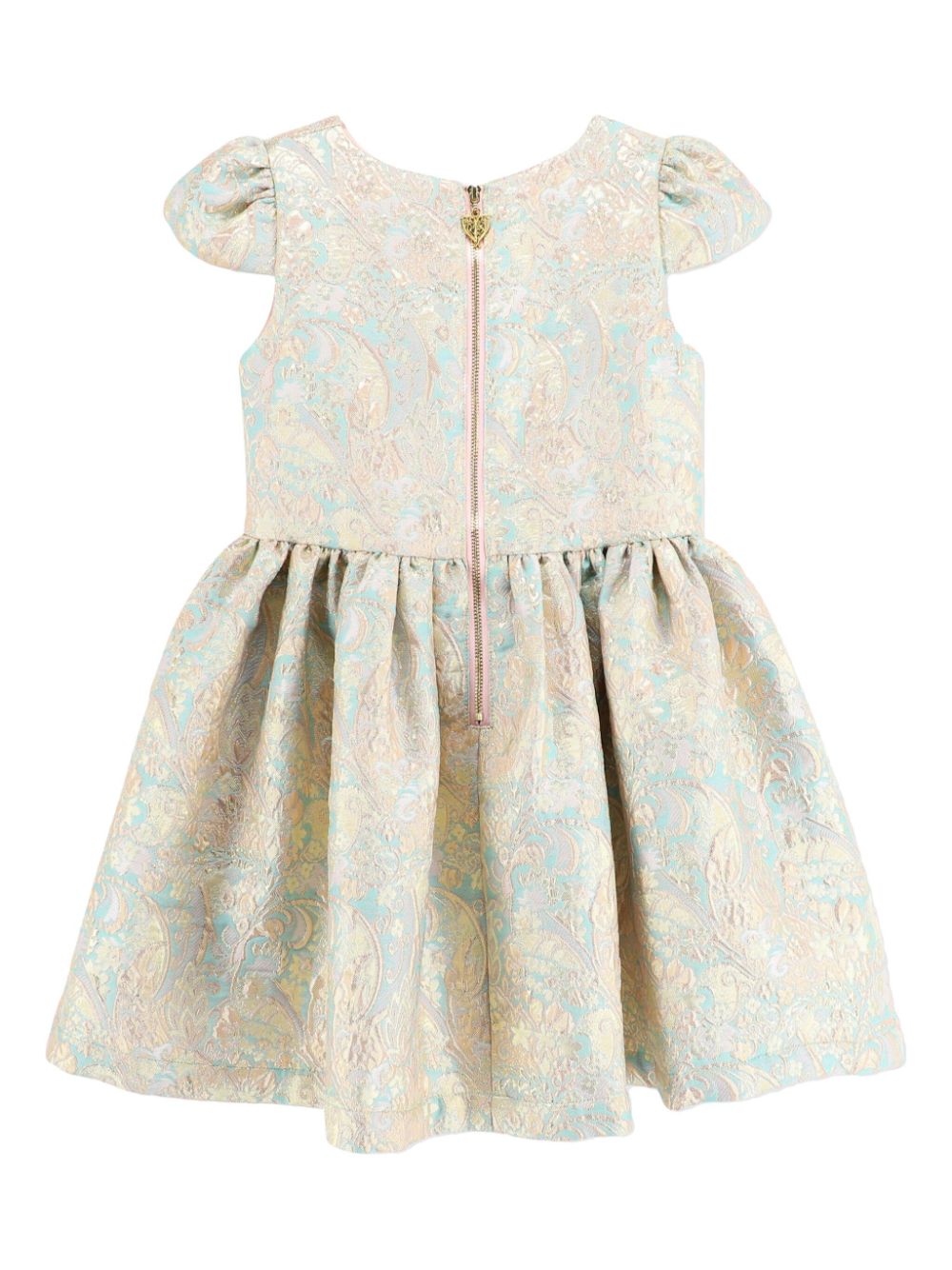 ANGEL'S FACE KIDS Madison metallic paisley dress - Roze