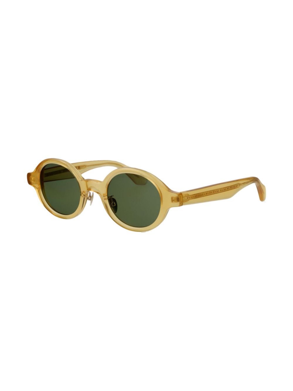 Giorgio Armani round-frame sunglasses - Geel