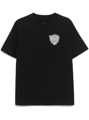 Moncler ビジュートリム Tシャツ | ブラック | FARFETCH JP
