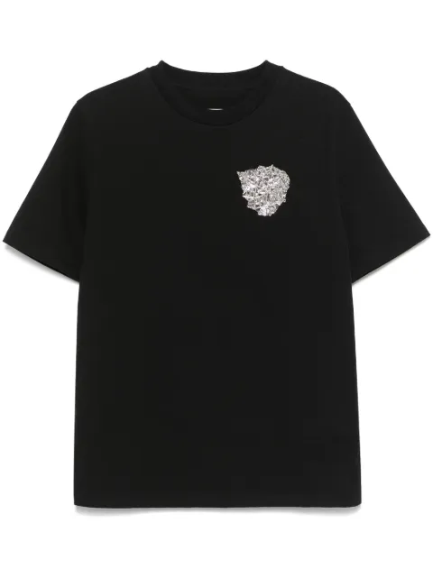Jil Sander leaf-appliqué T-shirt