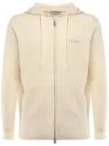 MC2 Saint Barth logo-embroidered knitted hoodie - Neutrals