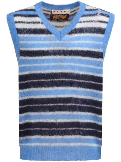 Pull à design sans manches - Marni - Modalova