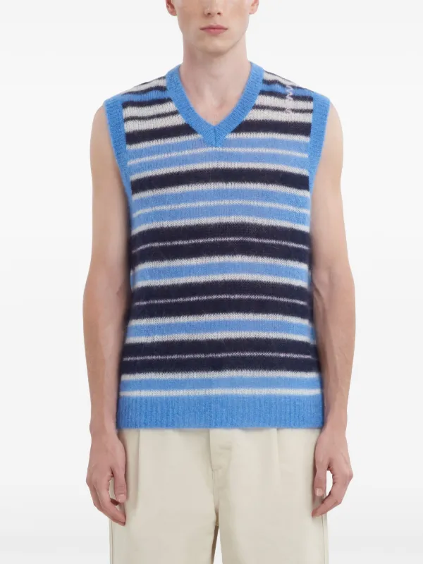 MARNI ベスト マルニ ニットベスト Marni ニットベスト | ブルー | FARFETCH JP