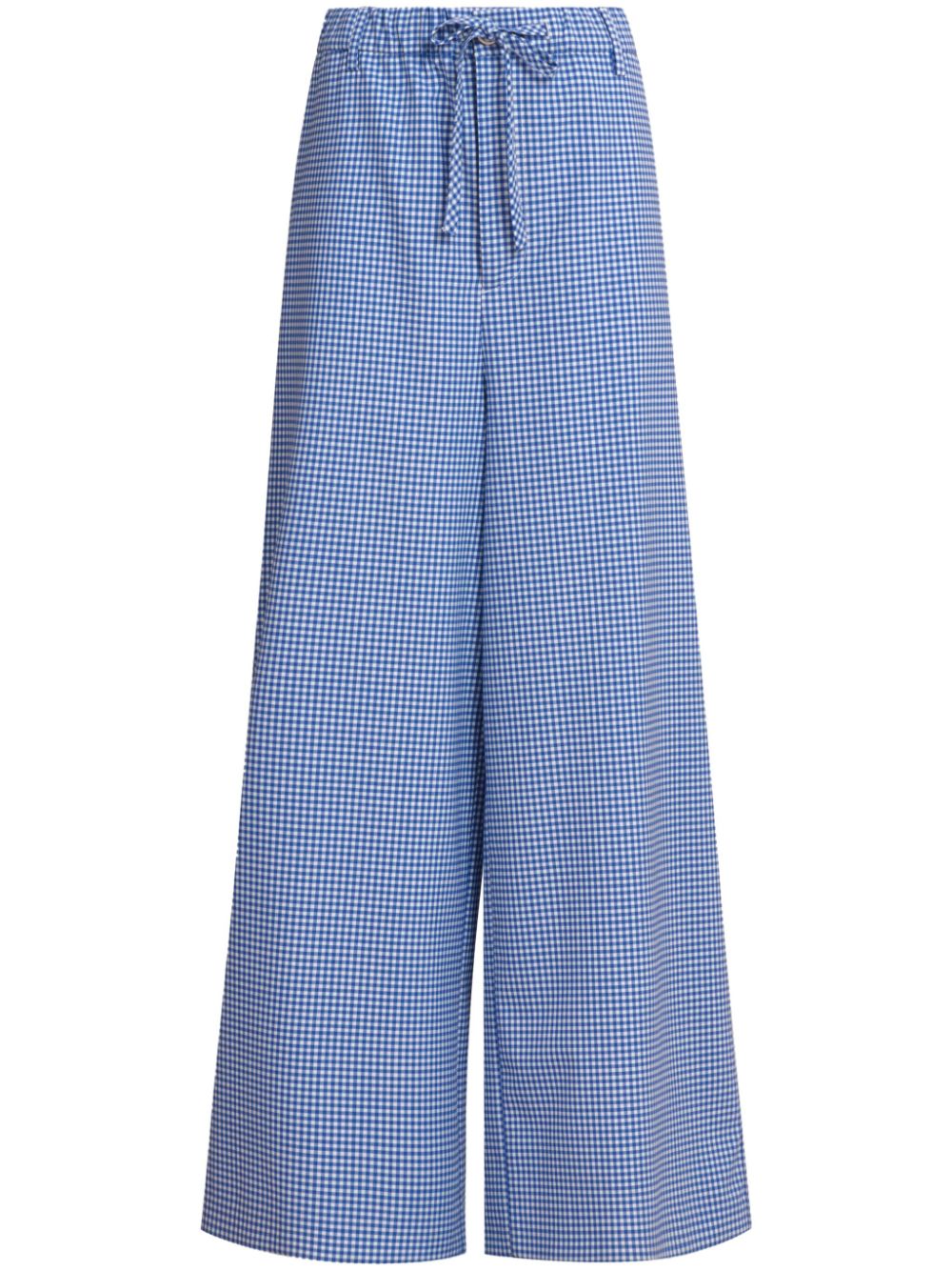 Marni gingham-patterned trousers Women