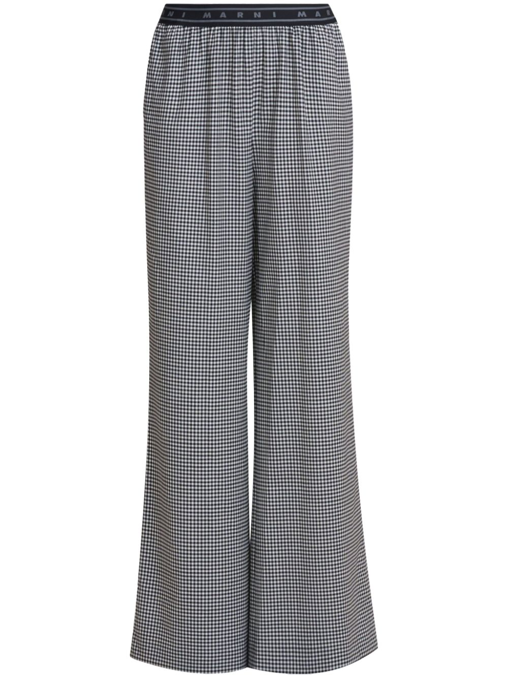 Marni Broek met gingham ruit Zwart