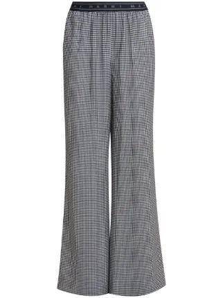 MARNI チェック柄パンツ イタリア製 Marni チェック パンツ | ブラック | FARFETCH JP