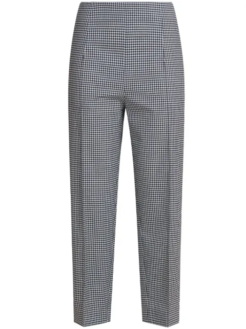 Marni gingham-patterned trousers