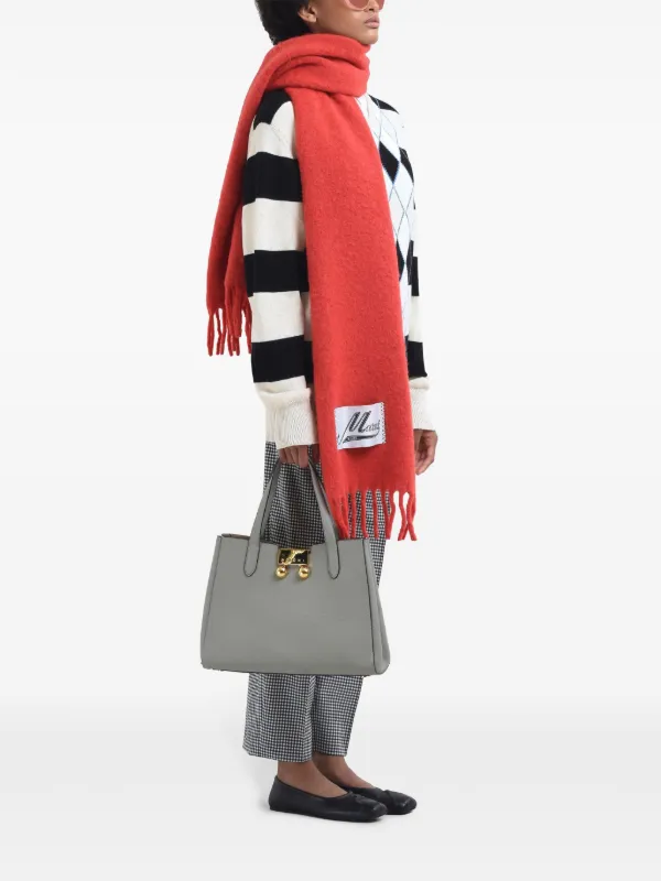 Marni チェック パンツ | ブラック | FARFETCH JP
