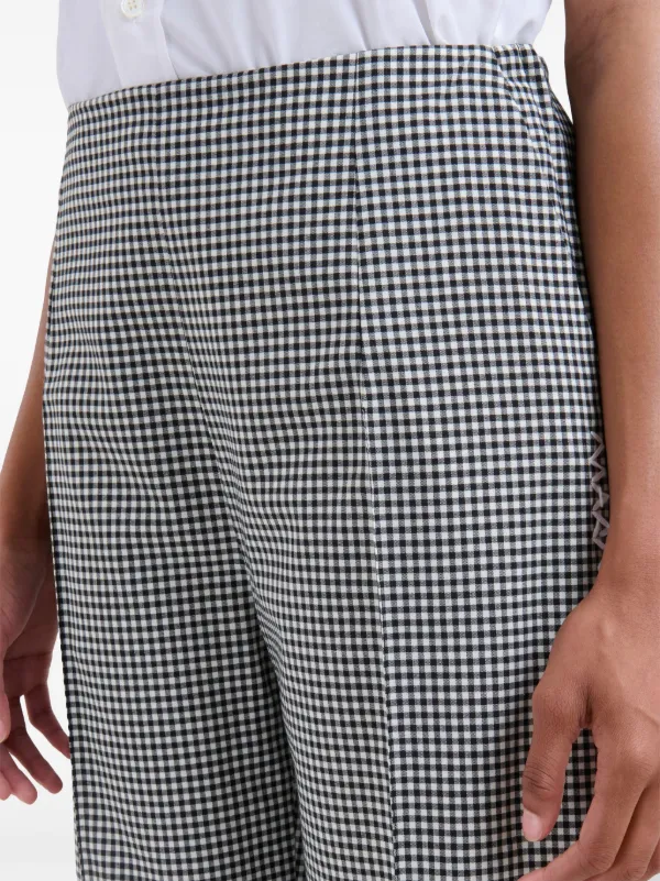 Marni チェック パンツ | ブラック | FARFETCH JP