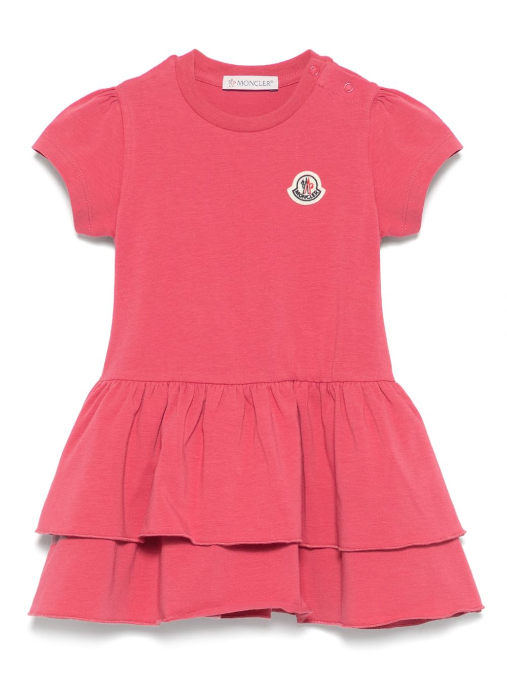 Moncler Enfant short-sleeves dress - Pink