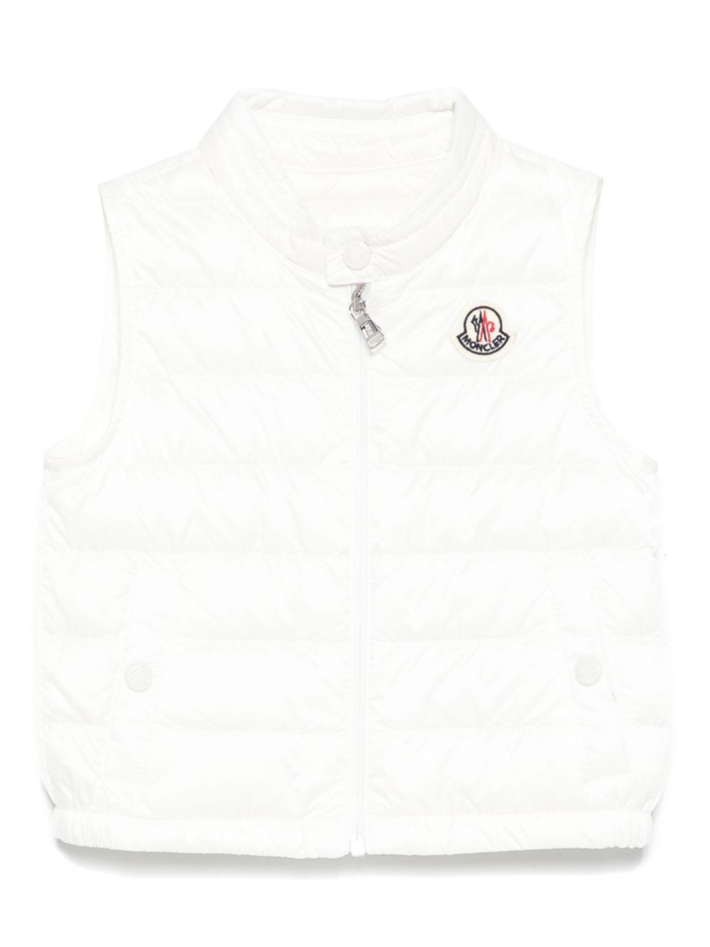 Moncler Enfant Gilet met logo Wit